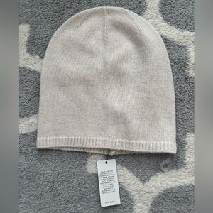 RW&CO. Soft Light Beige Wool Beanie